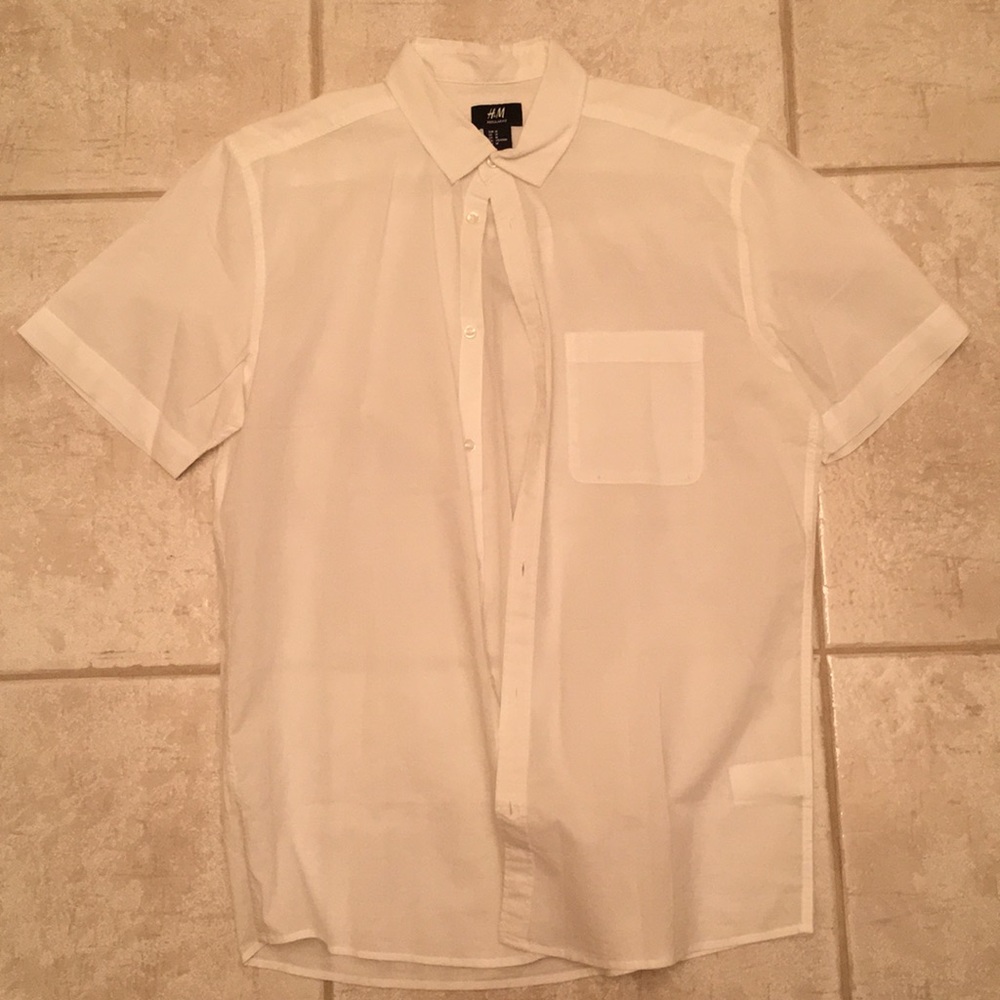 White H&M Button Up